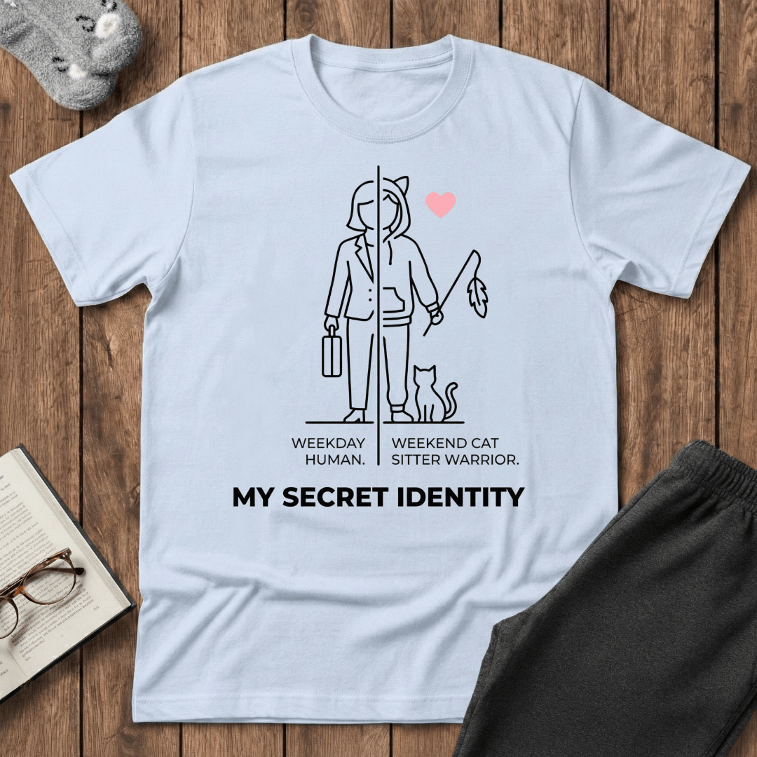 My Secret Identity Cat Sitter T-Shirt