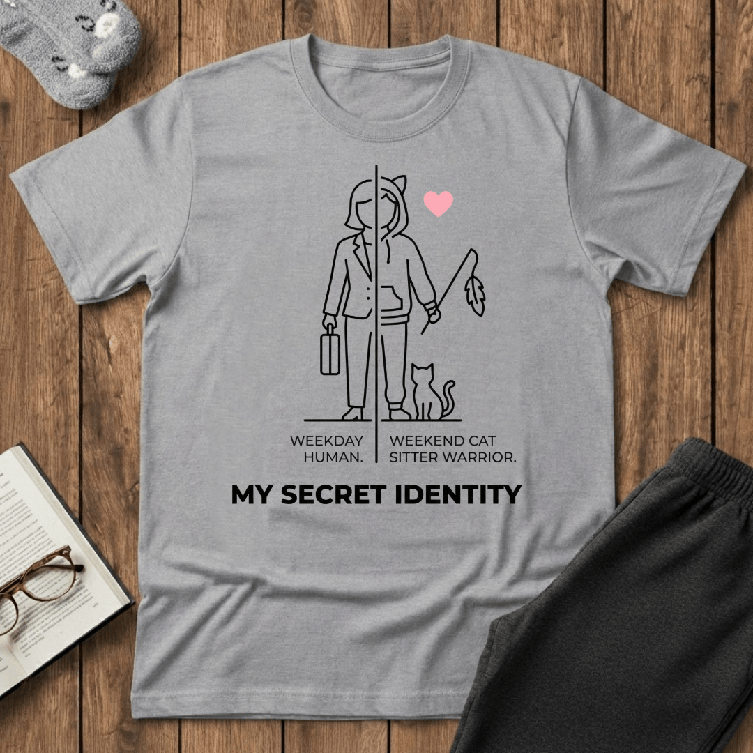 My Secret Identity Cat Sitter T-Shirt