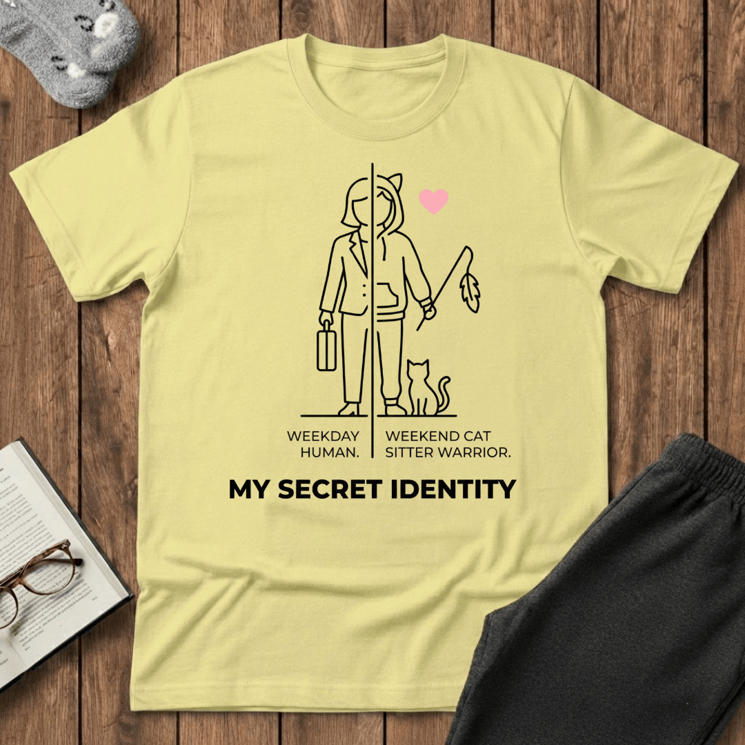 My Secret Identity Cat Sitter T-Shirt