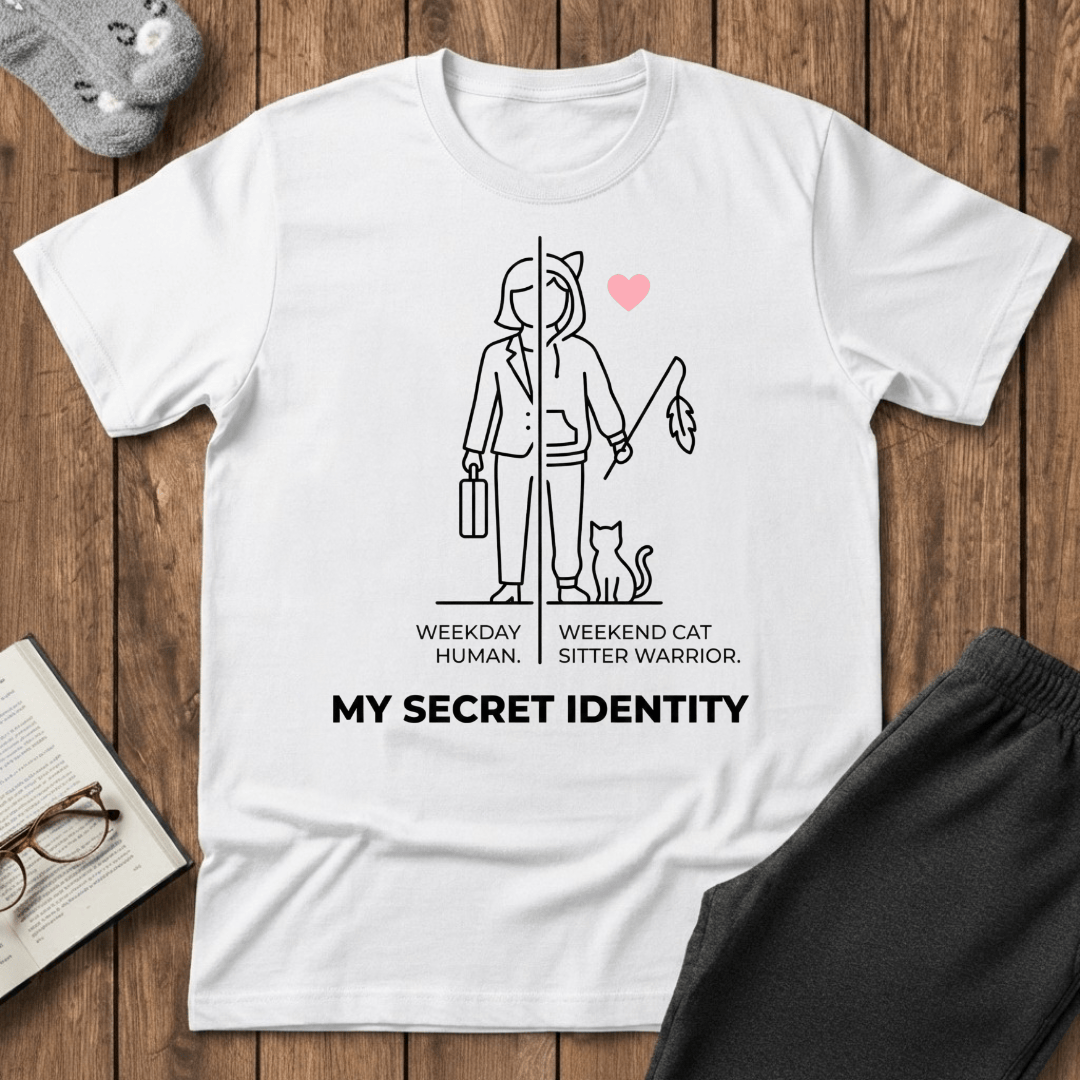 My Secret Identity Cat Sitter T-Shirt