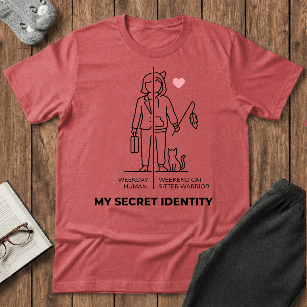 My Secret Identity Cat Sitter T-Shirt