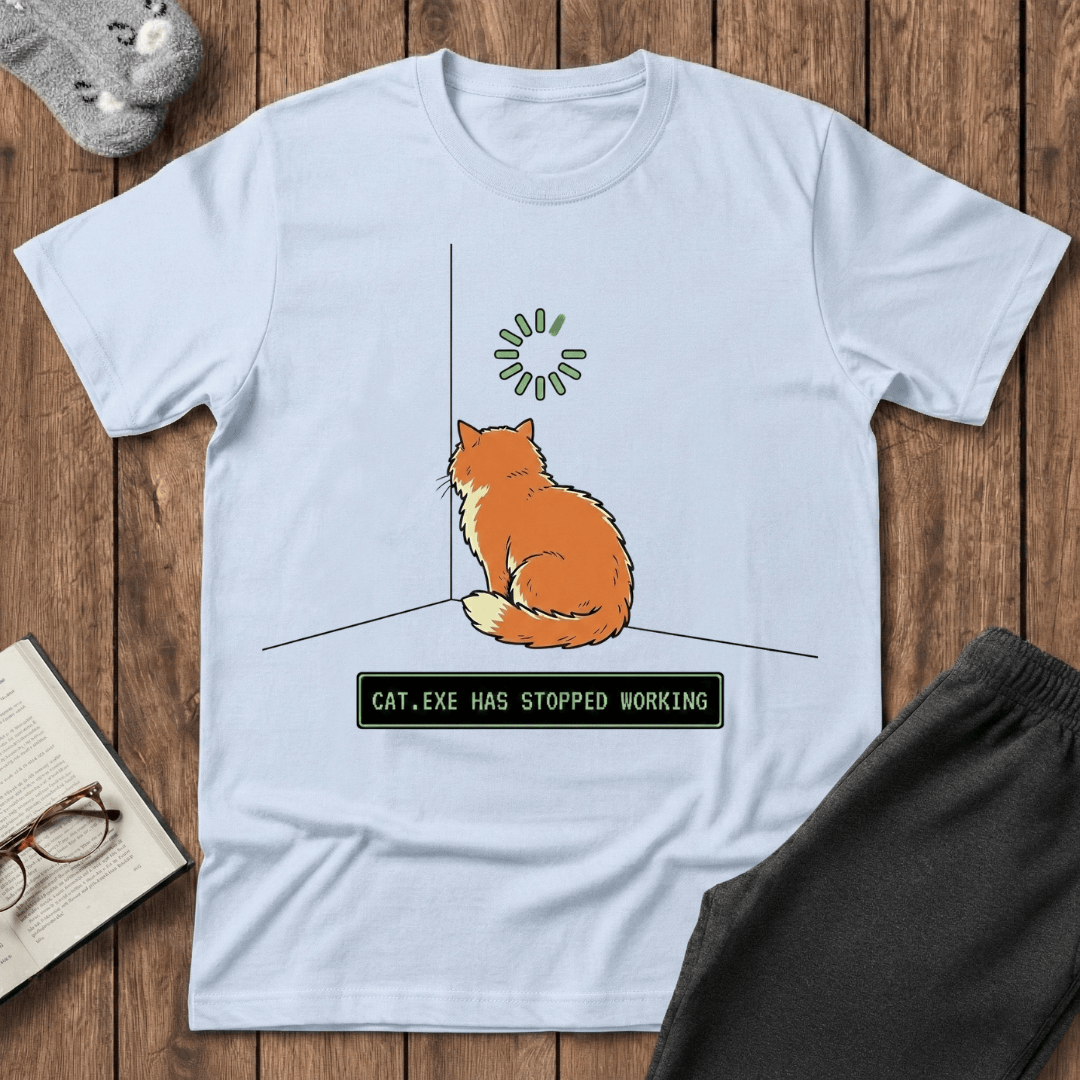 Cat.exe Has Stopped Working T-Shirt