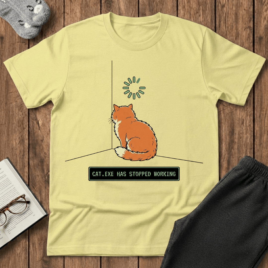 Cat.exe Has Stopped Working T-Shirt