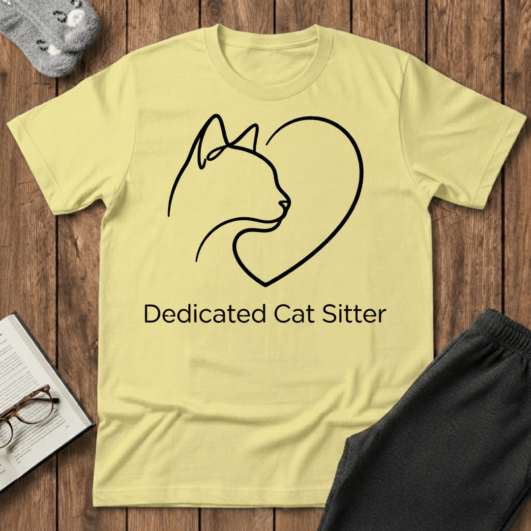 Dedicated Cat Sitter T-Shirt