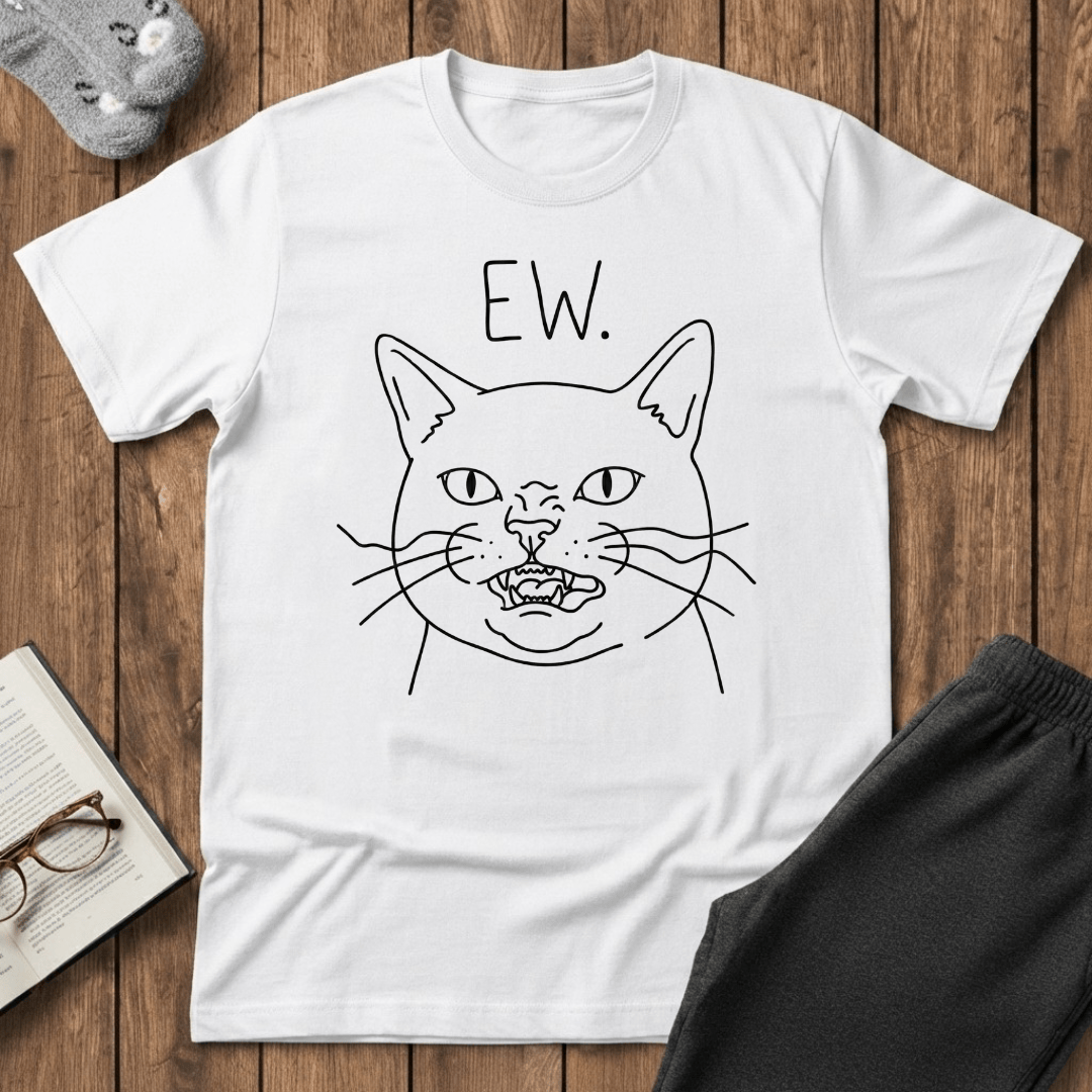 “Ew” Stinky Face Cat T-shirt