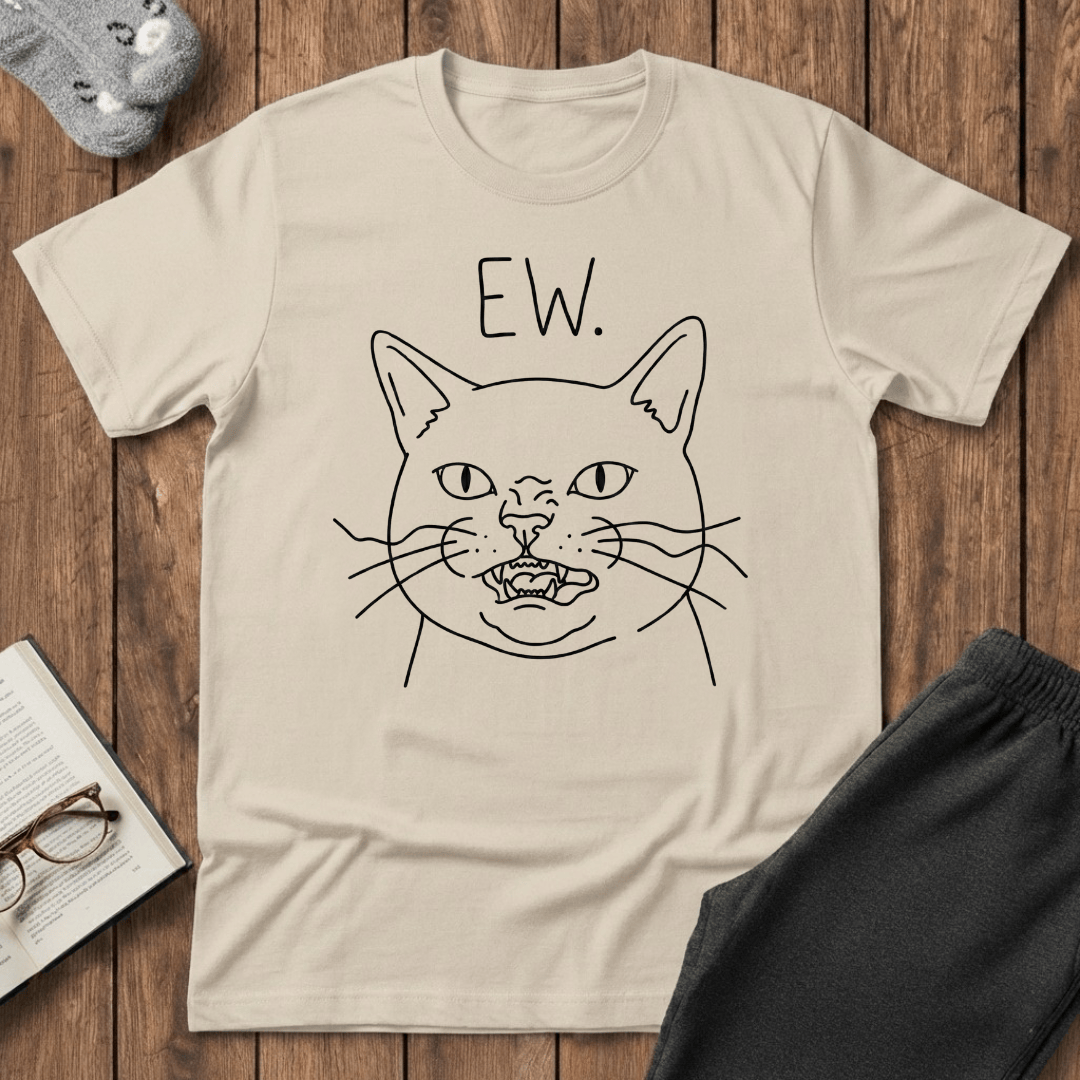 “Ew” Stinky Face Cat T-shirt