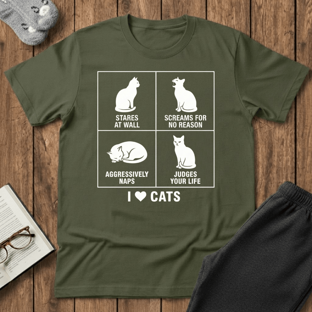 I Love Cats T-Shirt