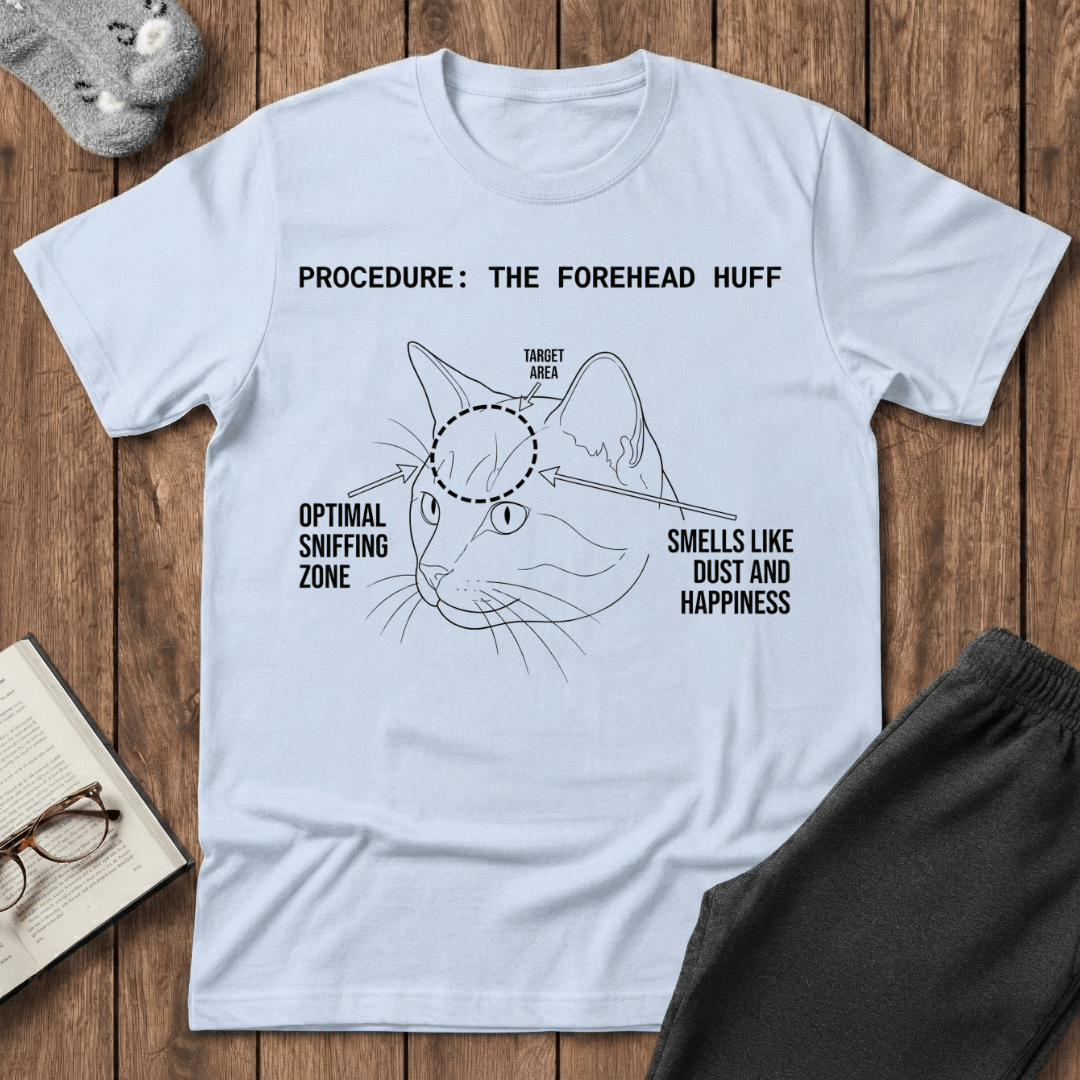 The Forehead Huff Cat T-Shirt
