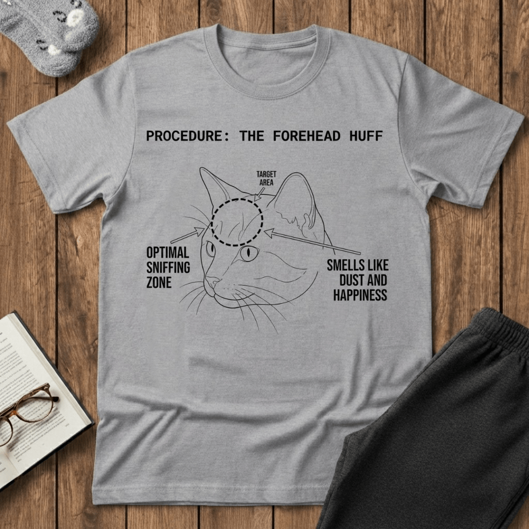 The Forehead Huff Cat T-Shirt