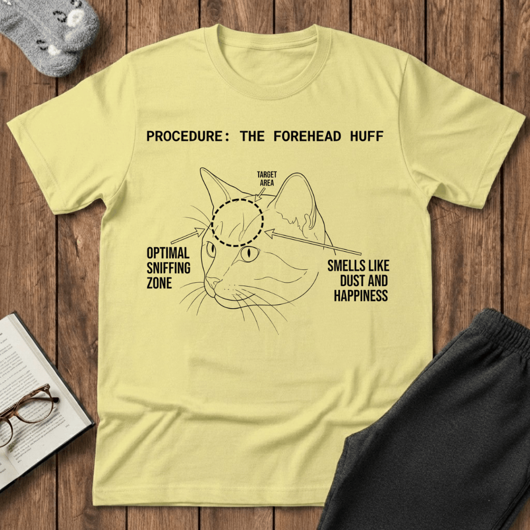The Forehead Huff Cat T-Shirt
