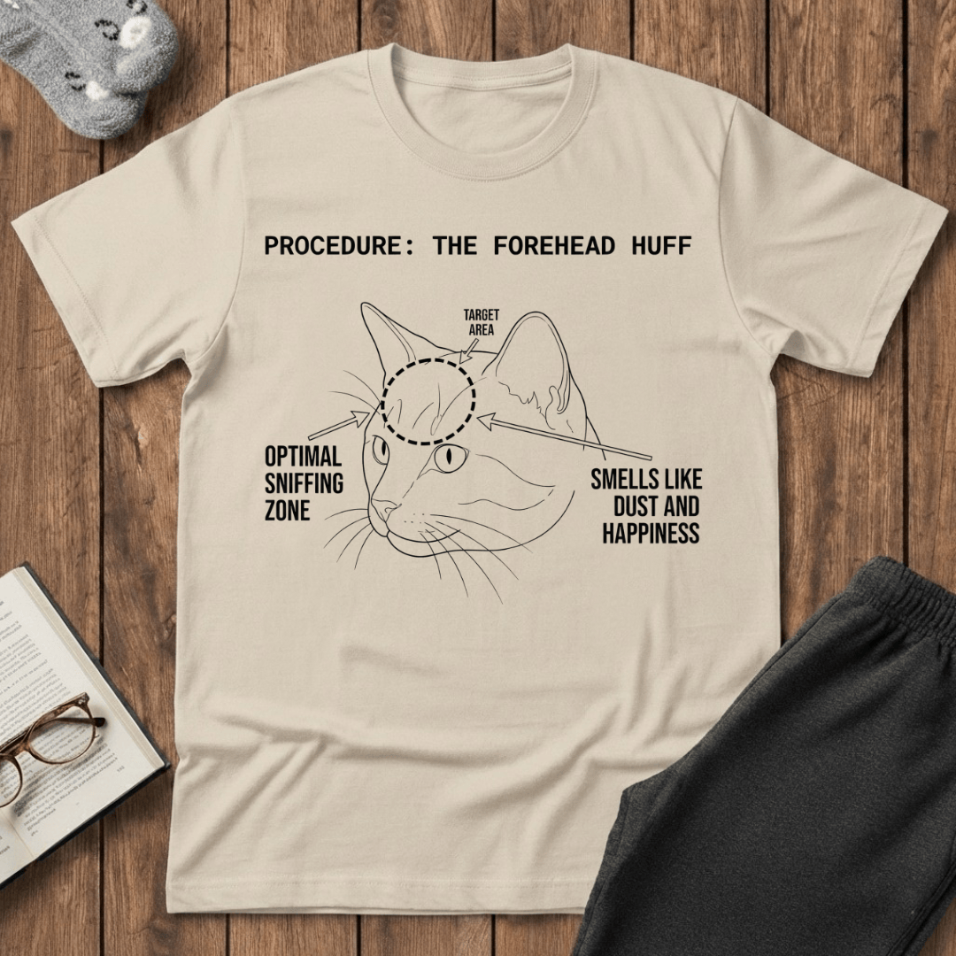 The Forehead Huff Cat T-Shirt