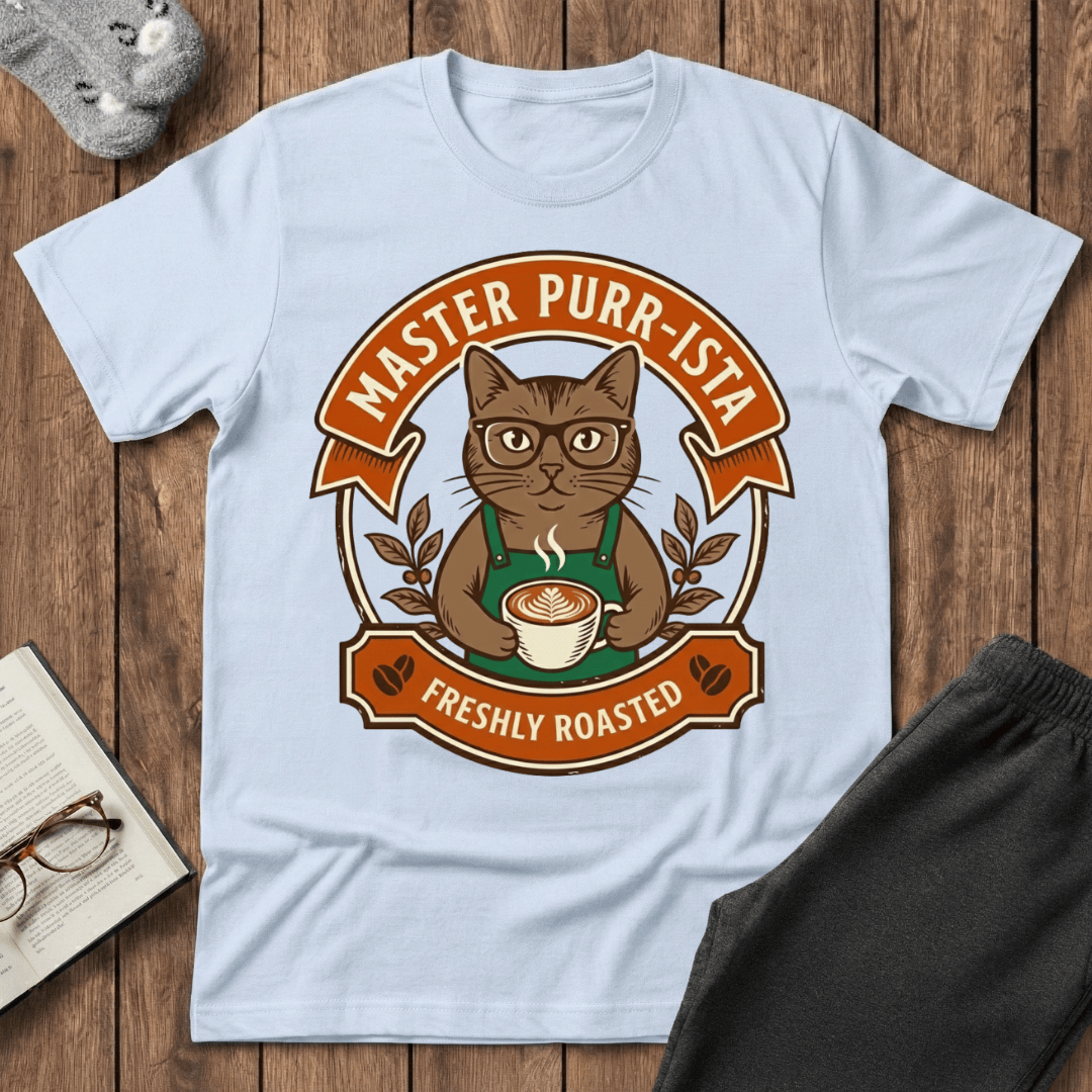 “Master Purr-ista" Cat T-Shirt