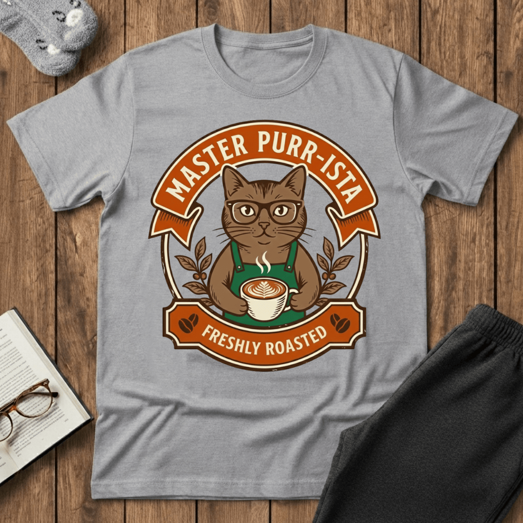 “Master Purr-ista" Cat T-Shirt