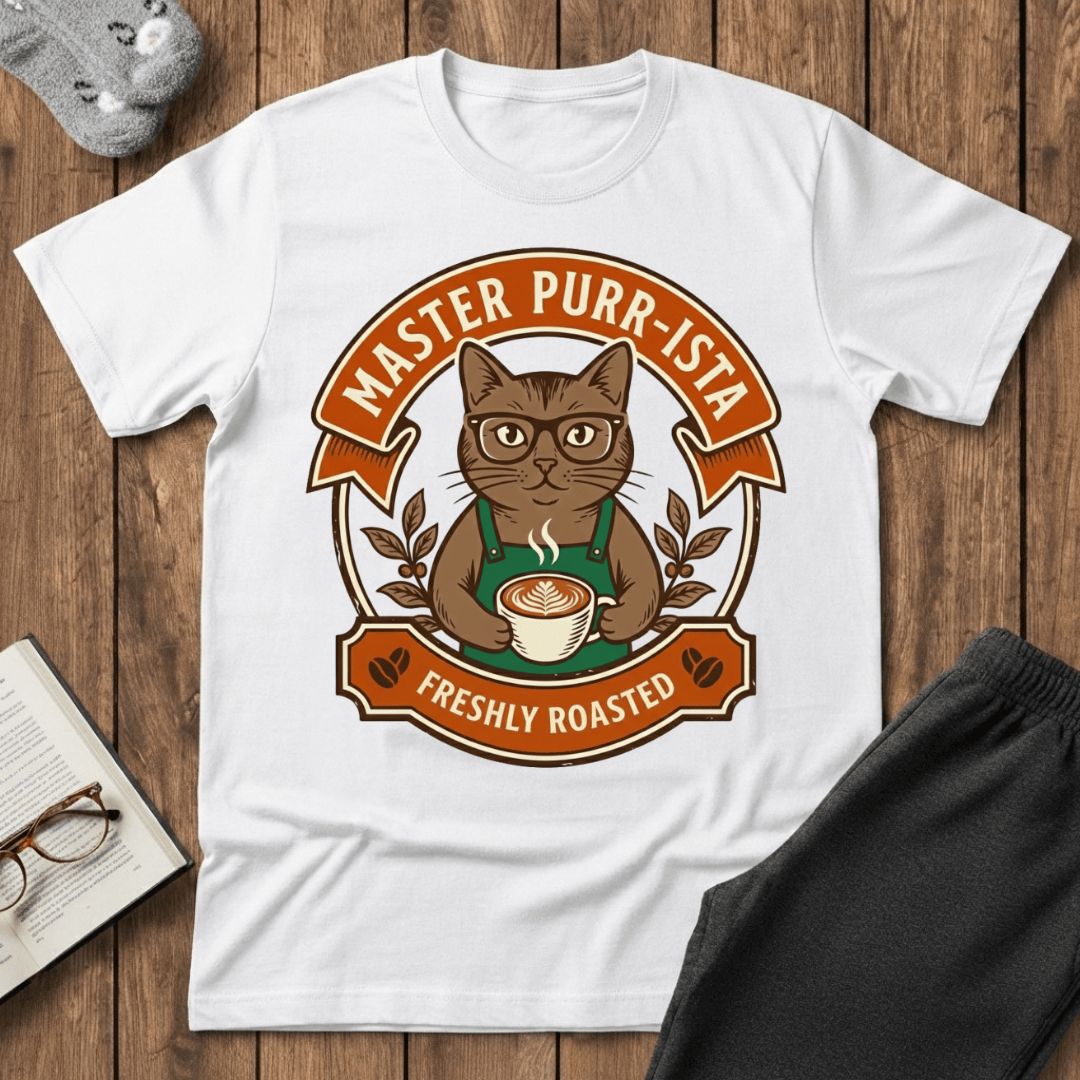 “Master Purr-ista" Cat T-Shirt