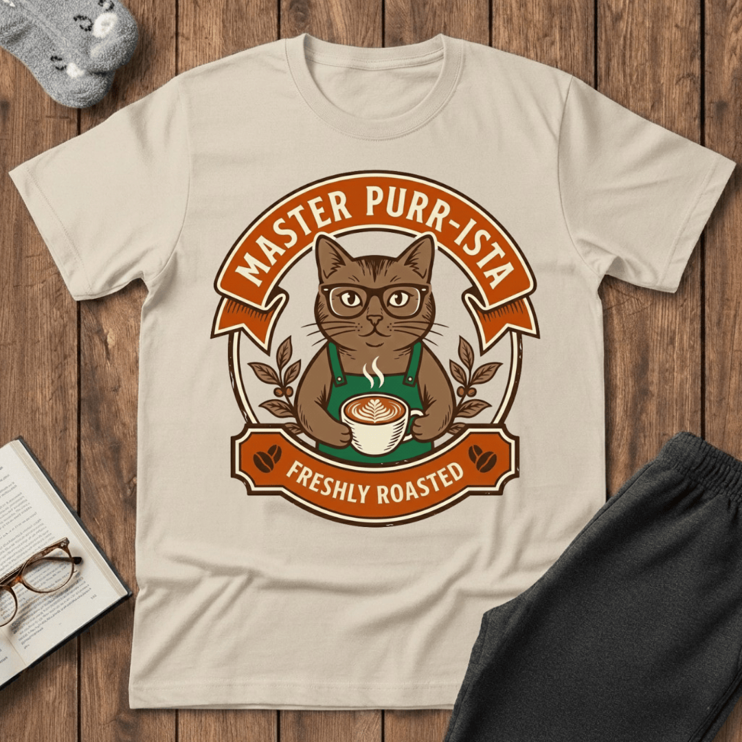 “Master Purr-ista" Cat T-Shirt