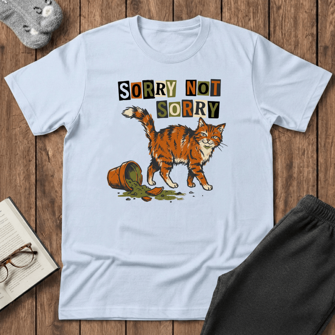 “Sorry Not Sorry” Cat T-Shirt