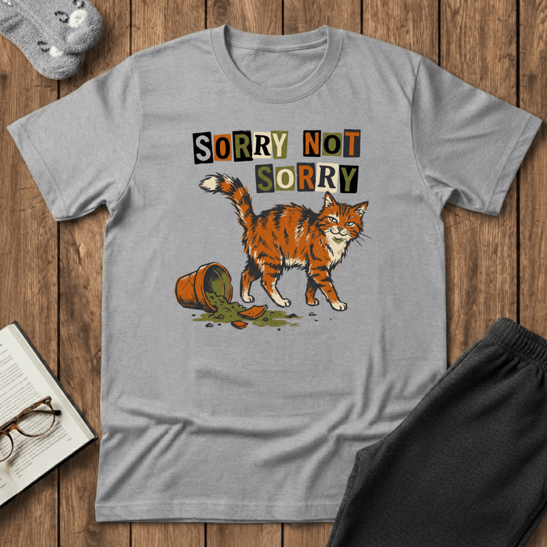 “Sorry Not Sorry” Cat T-Shirt