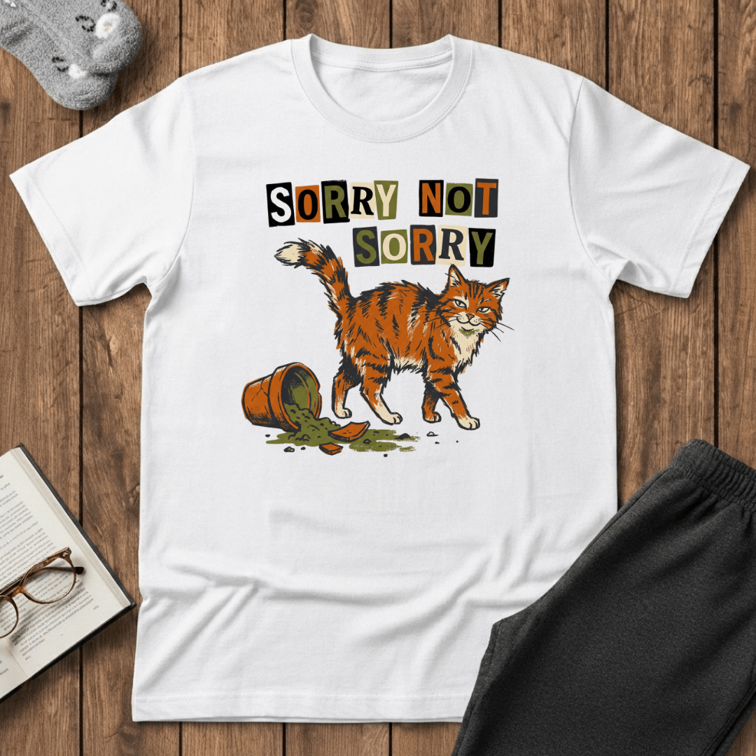 “Sorry Not Sorry” Cat T-Shirt