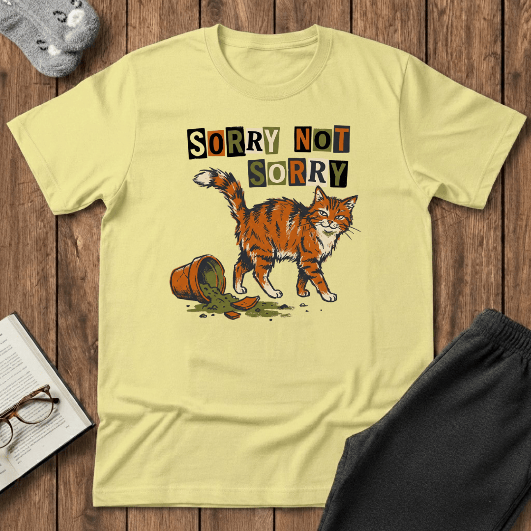 “Sorry Not Sorry” Cat T-Shirt