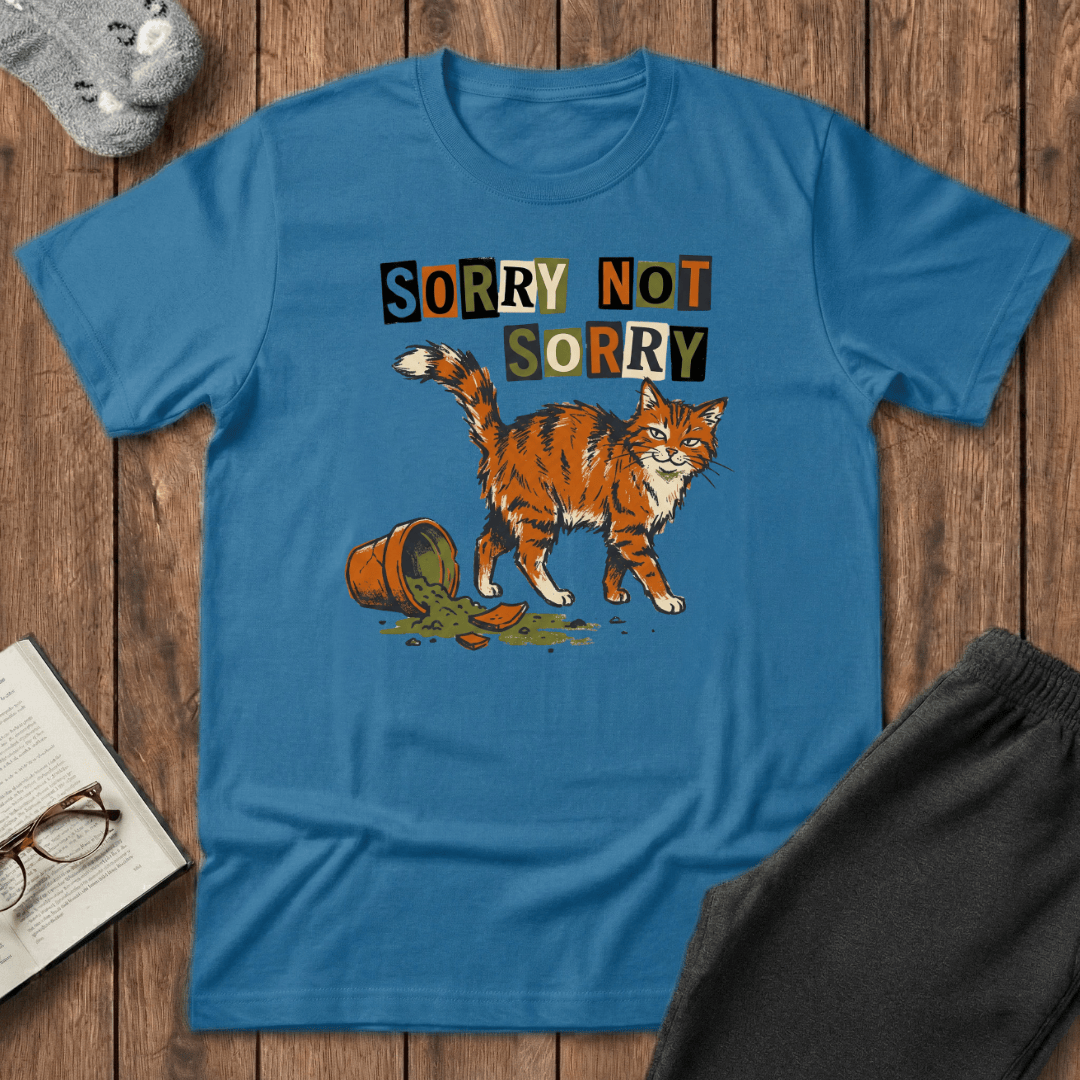 “Sorry Not Sorry” Cat T-Shirt