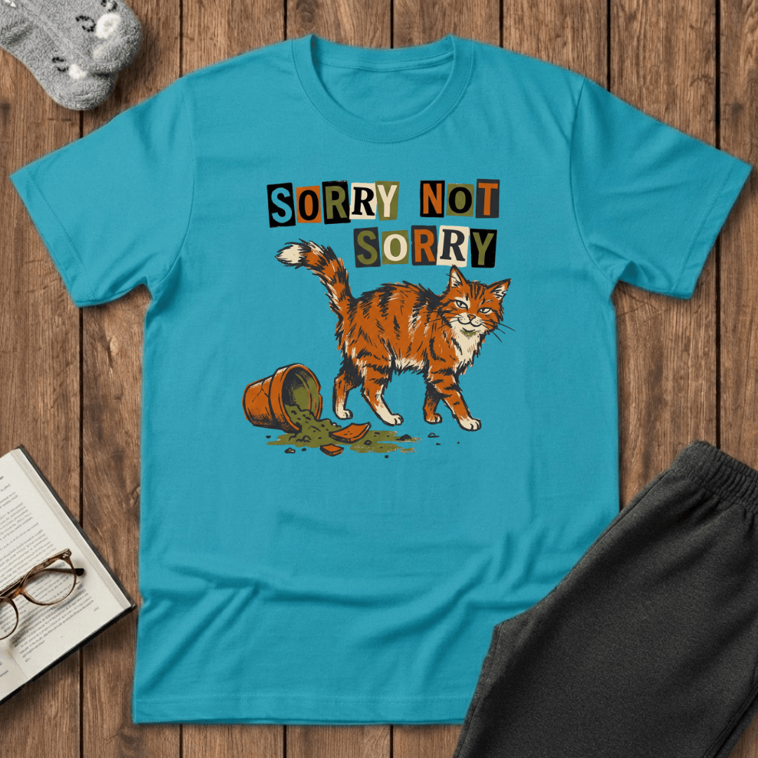 “Sorry Not Sorry” Cat T-Shirt