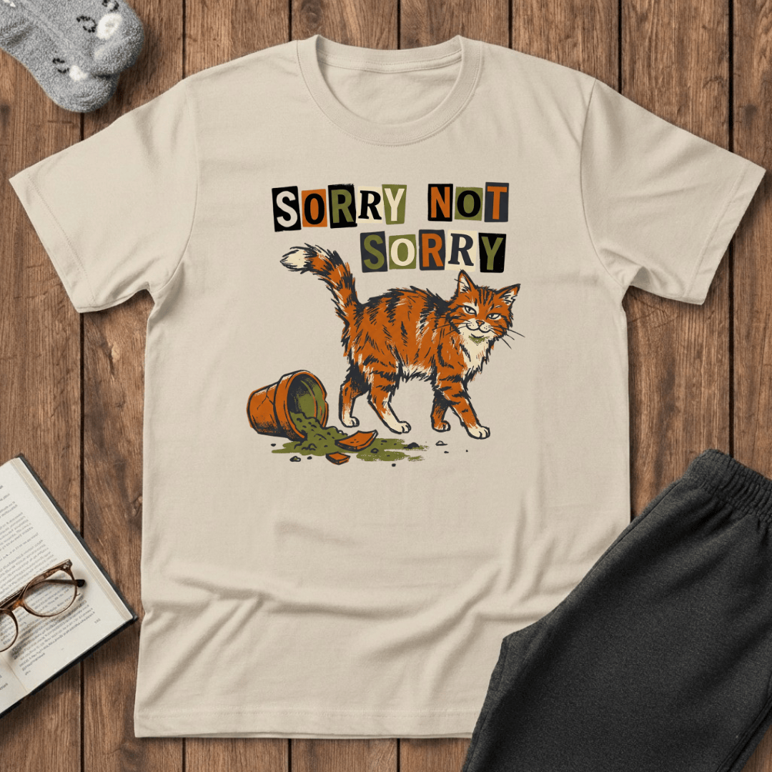 “Sorry Not Sorry” Cat T-Shirt