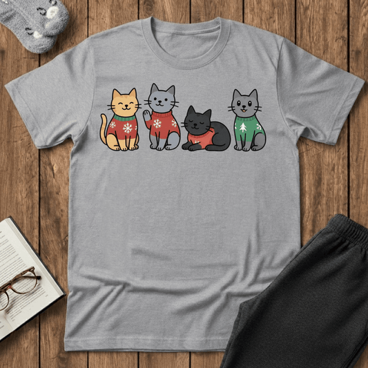 Christmas Sweater Kitties T-Shirt