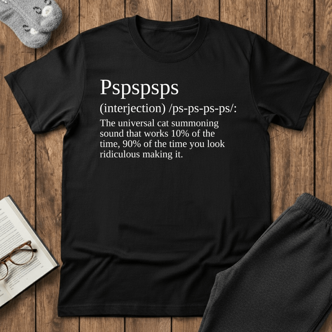Pspspsps Definition Cat T-Shirt