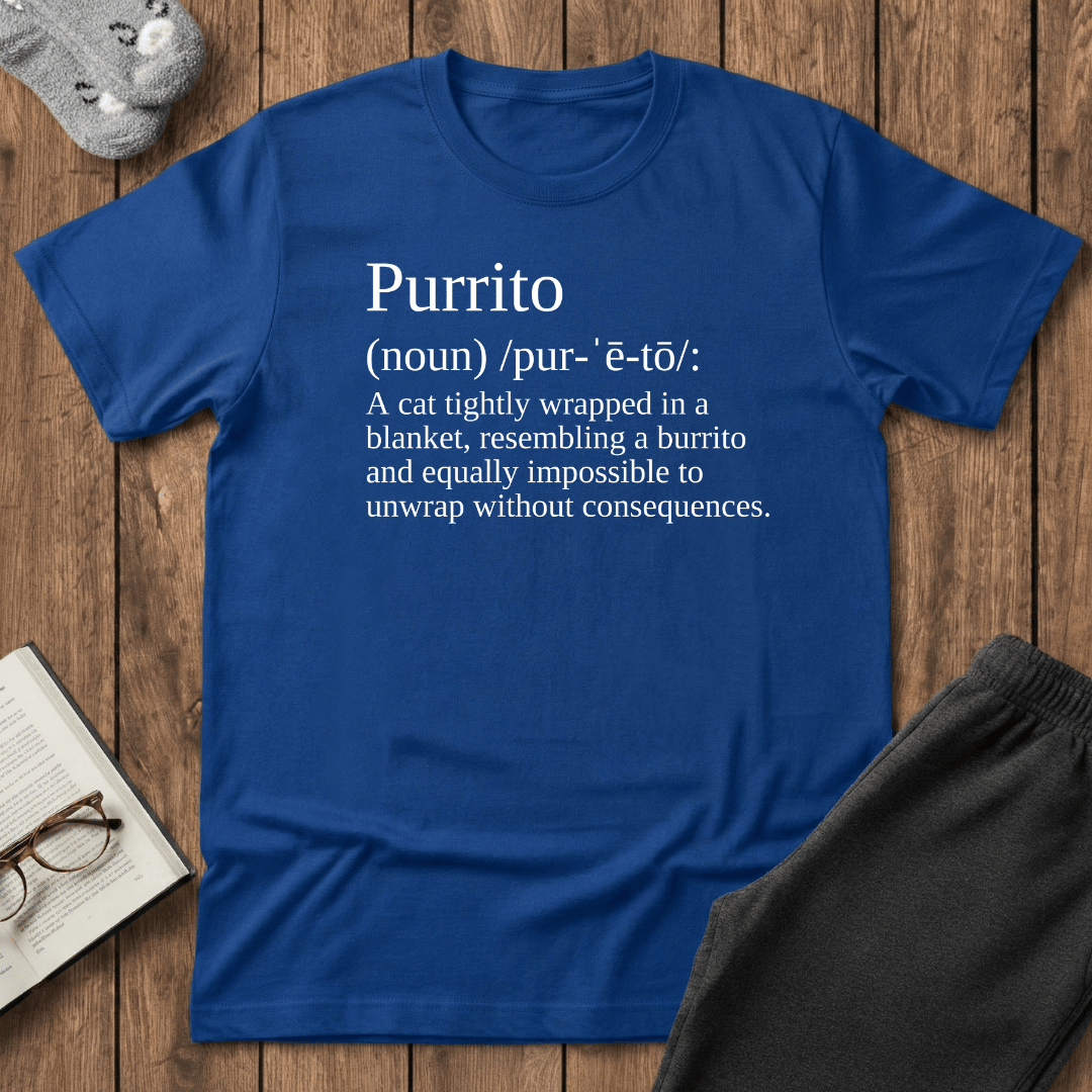 Purrito Definition Cat T-shirt