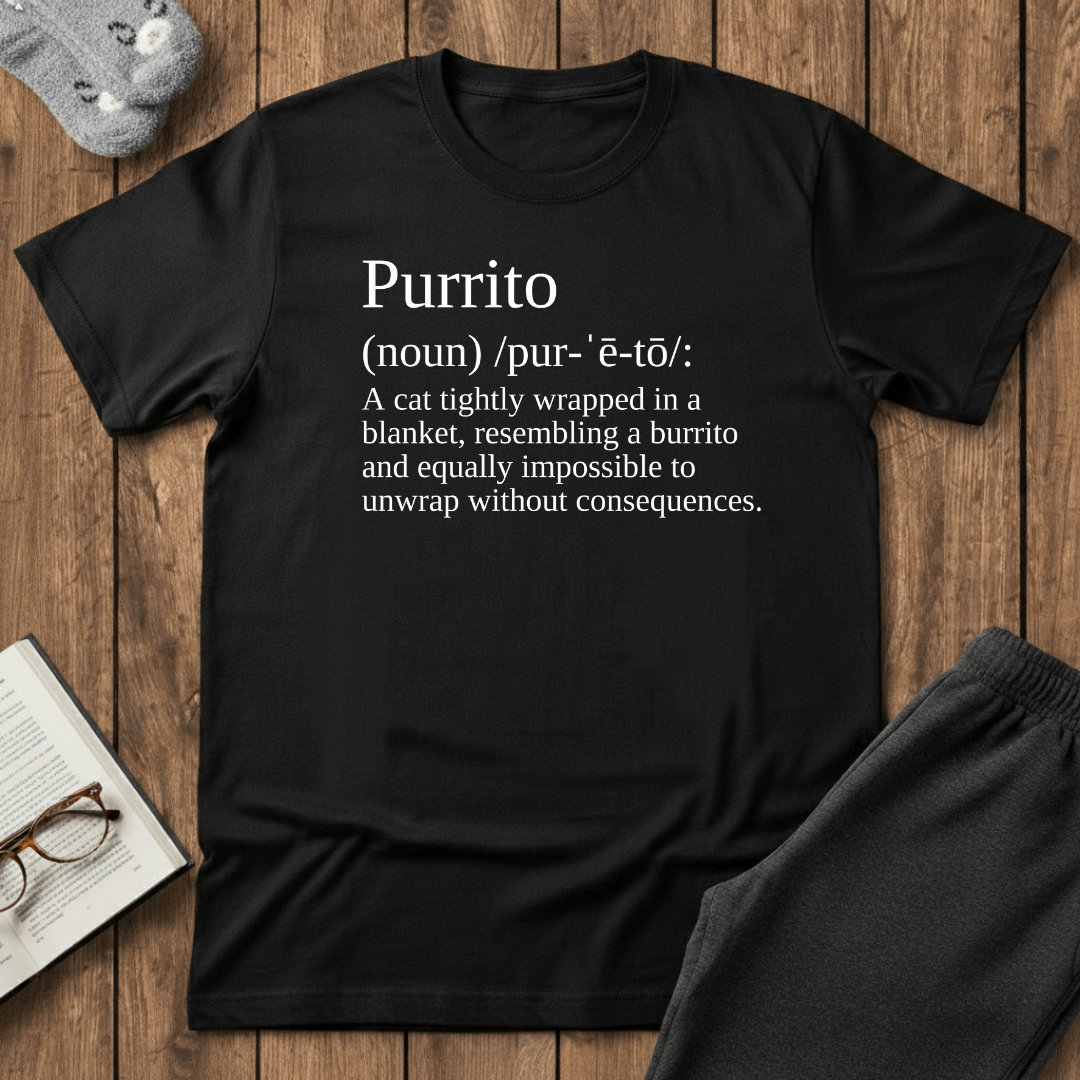 Purrito Definition Cat T-shirt