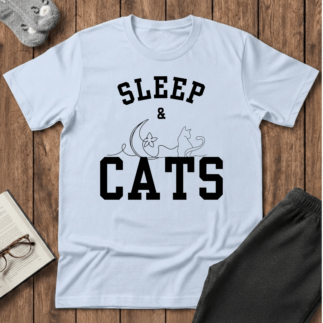 Sleep & Cats Cozy T-shirt