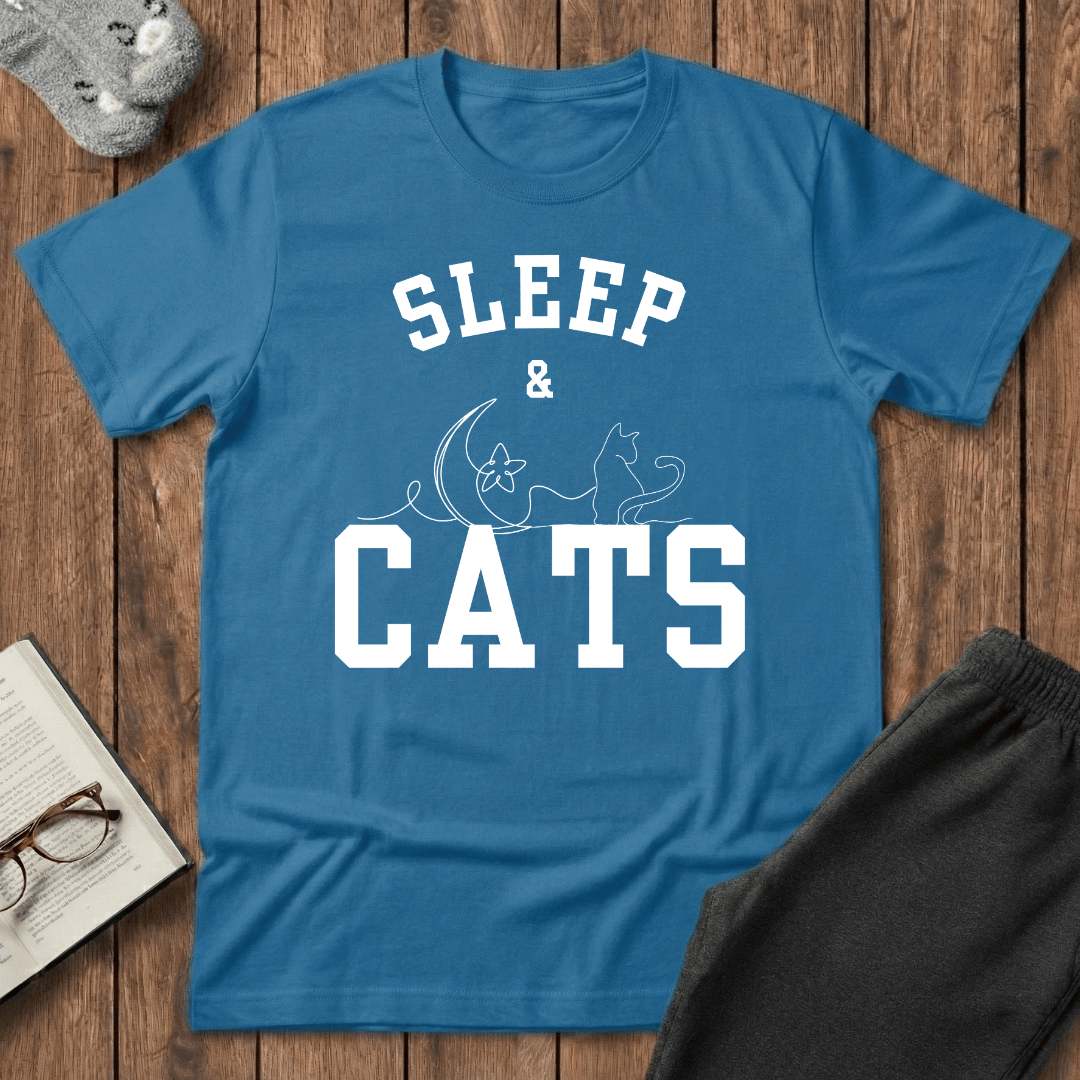 Sleep & Cats Cozy T-shirt