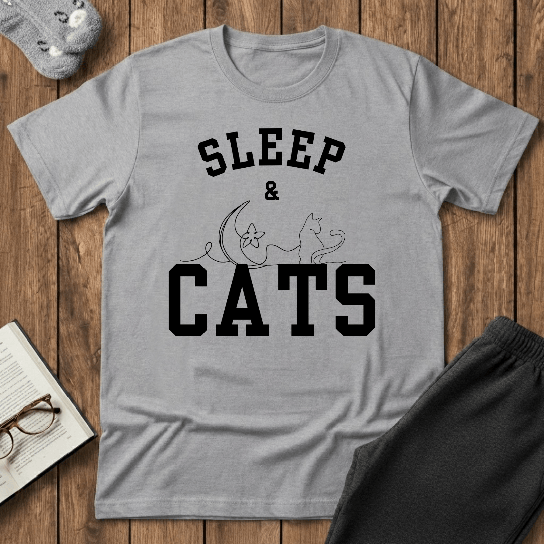 Sleep & Cats Cozy T-shirt