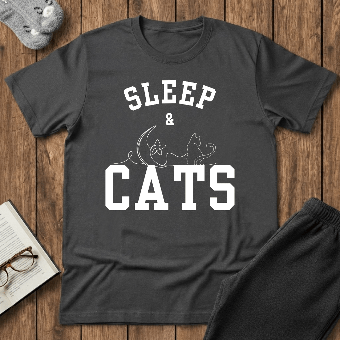 Sleep & Cats Cozy T-shirt