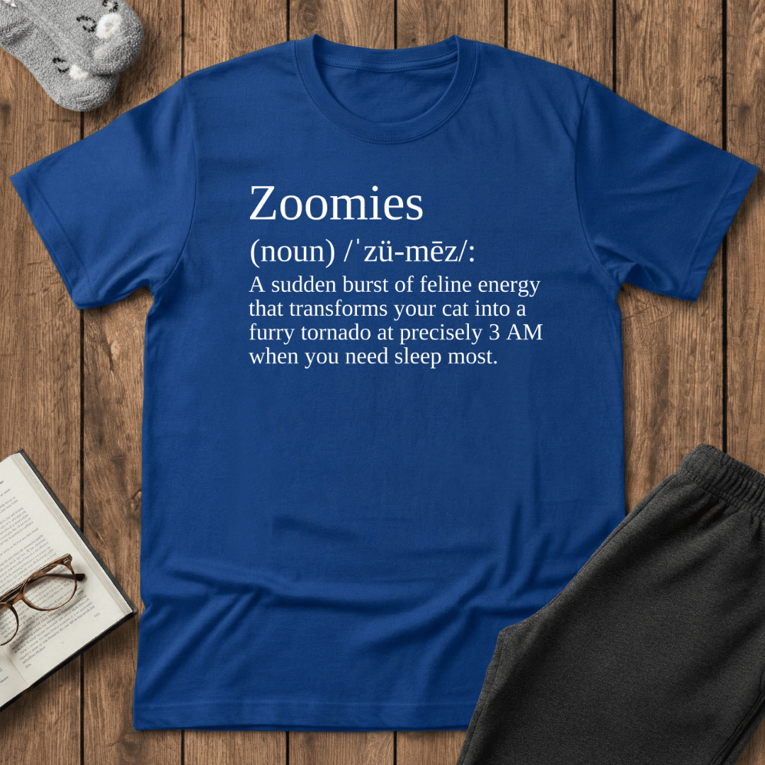 Zoomies Definition Cat T-Shirt