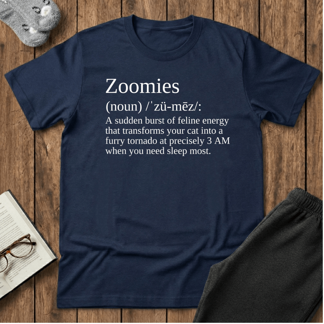 Zoomies Definition Cat T-Shirt