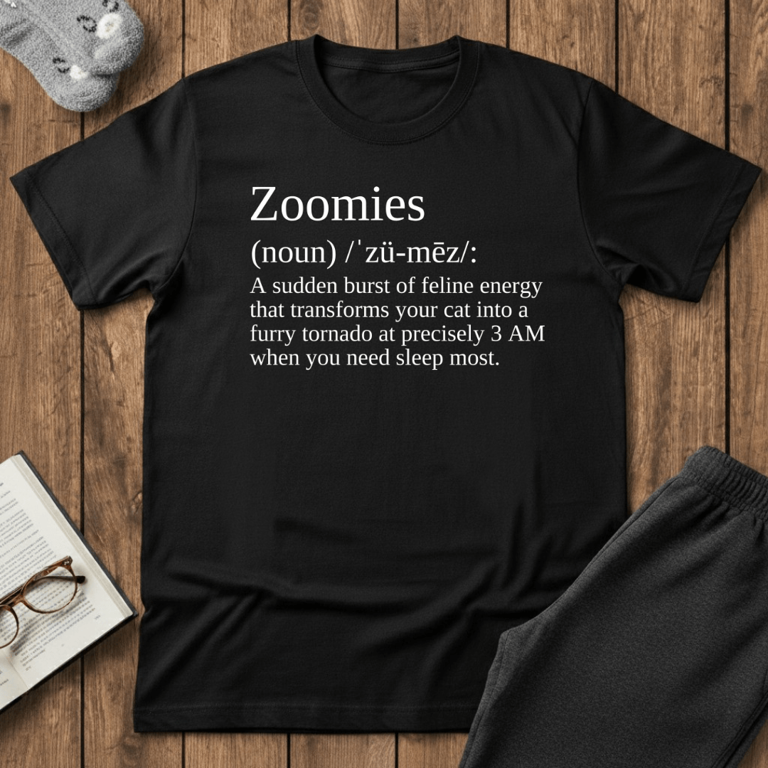 Zoomies Definition Cat T-Shirt