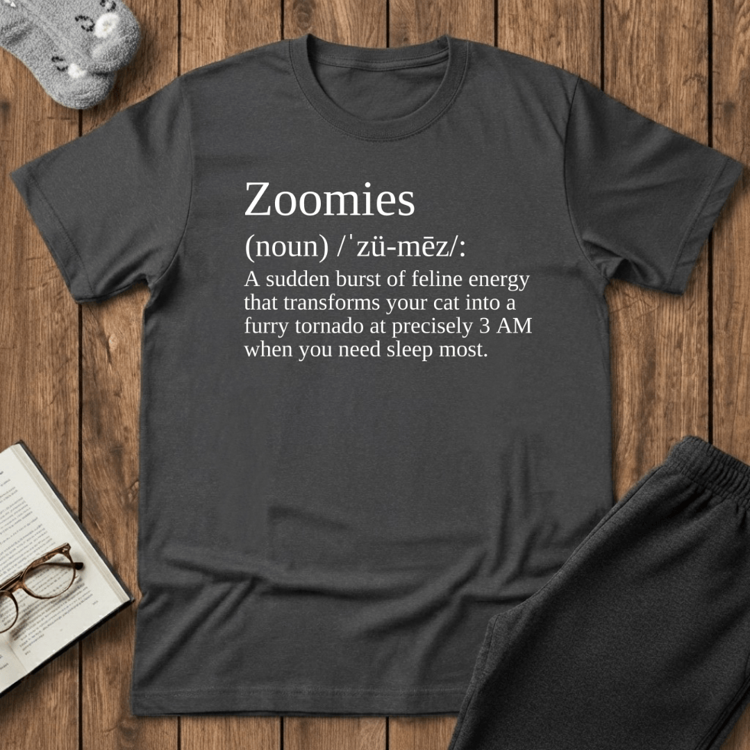 Zoomies Definition Cat T-Shirt