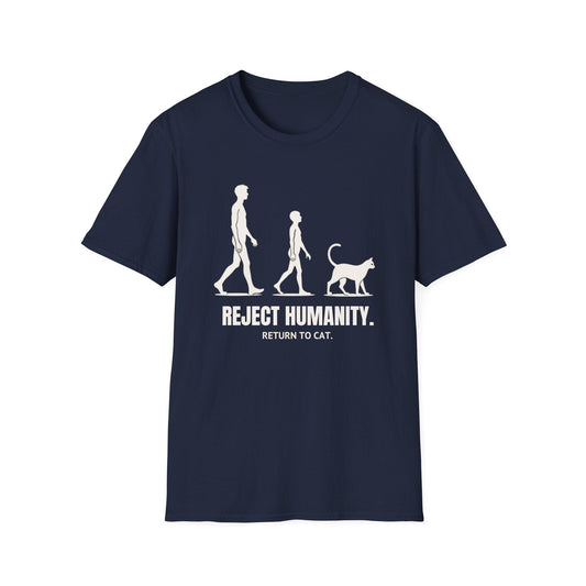Reject Humanity, Return to Cat T-Shirt