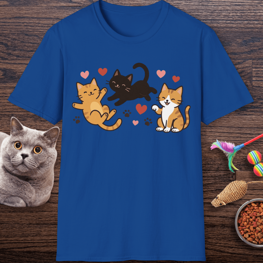 Happy Kawaii Kitties T-Shirt