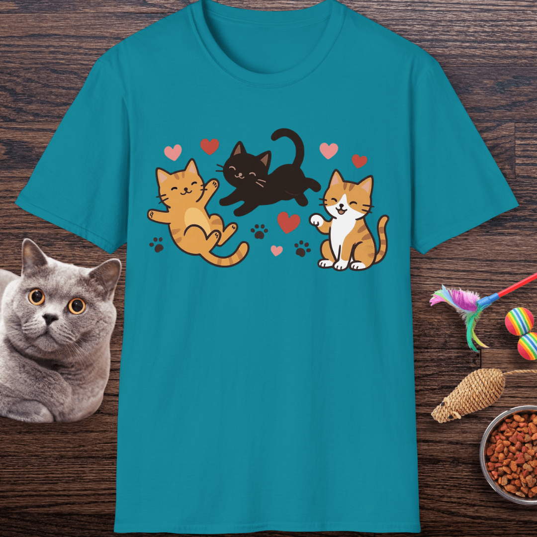 Happy Kawaii Kitties T-Shirt