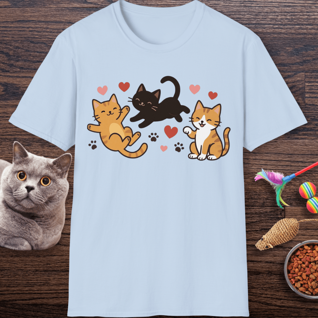 Happy Kawaii Kitties T-Shirt