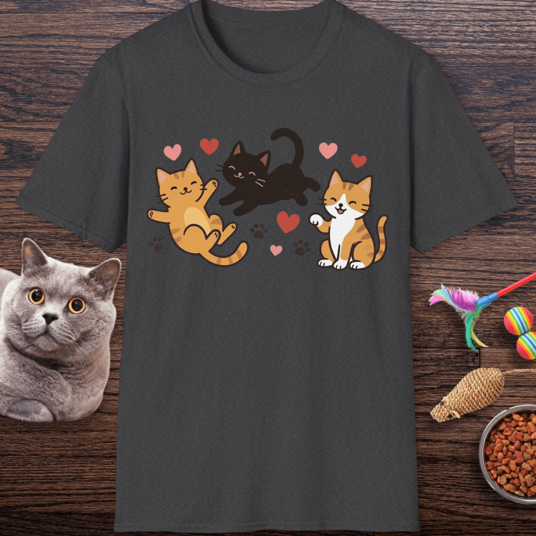 Happy Kawaii Kitties T-Shirt