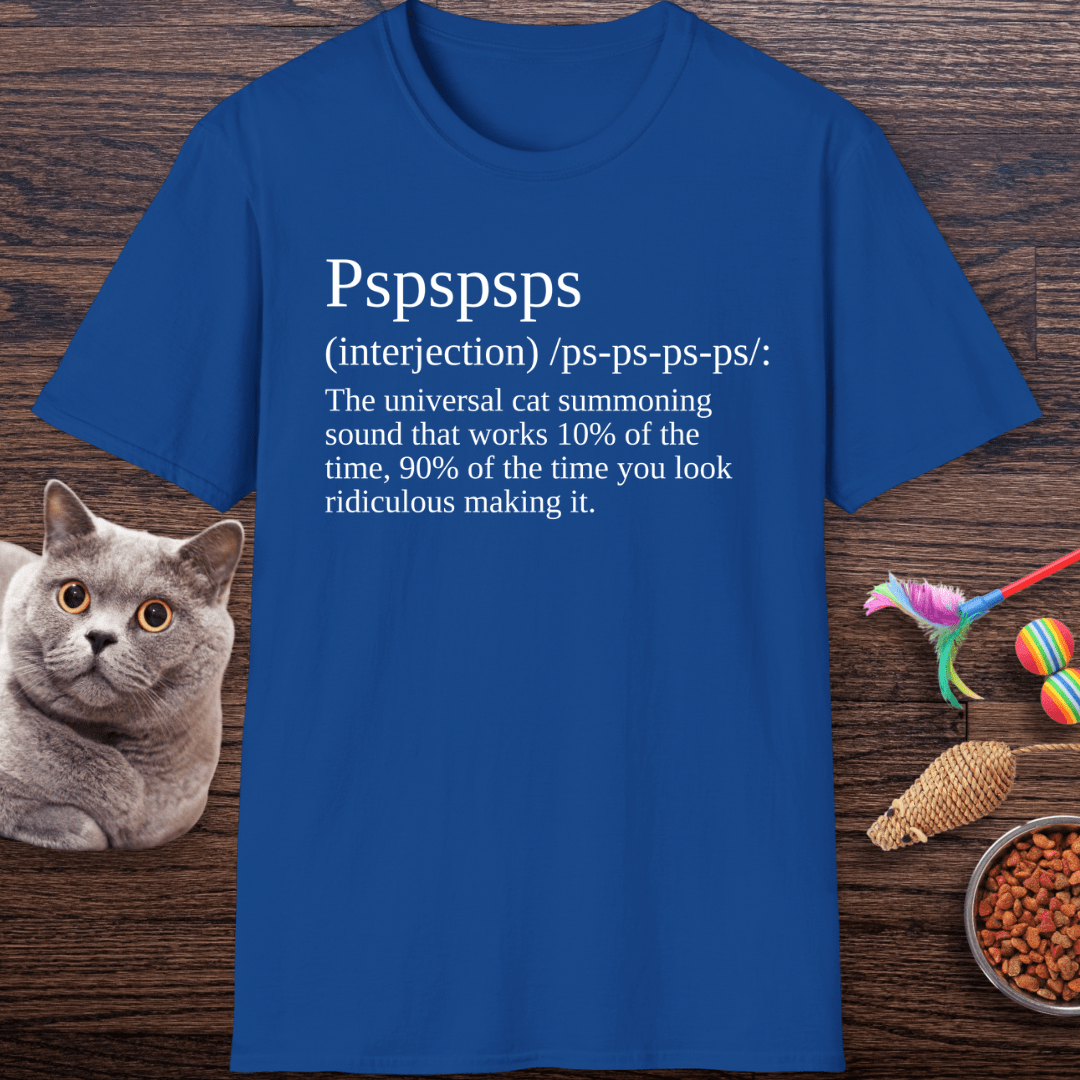 Pspspsps Definition Cat T-Shirt