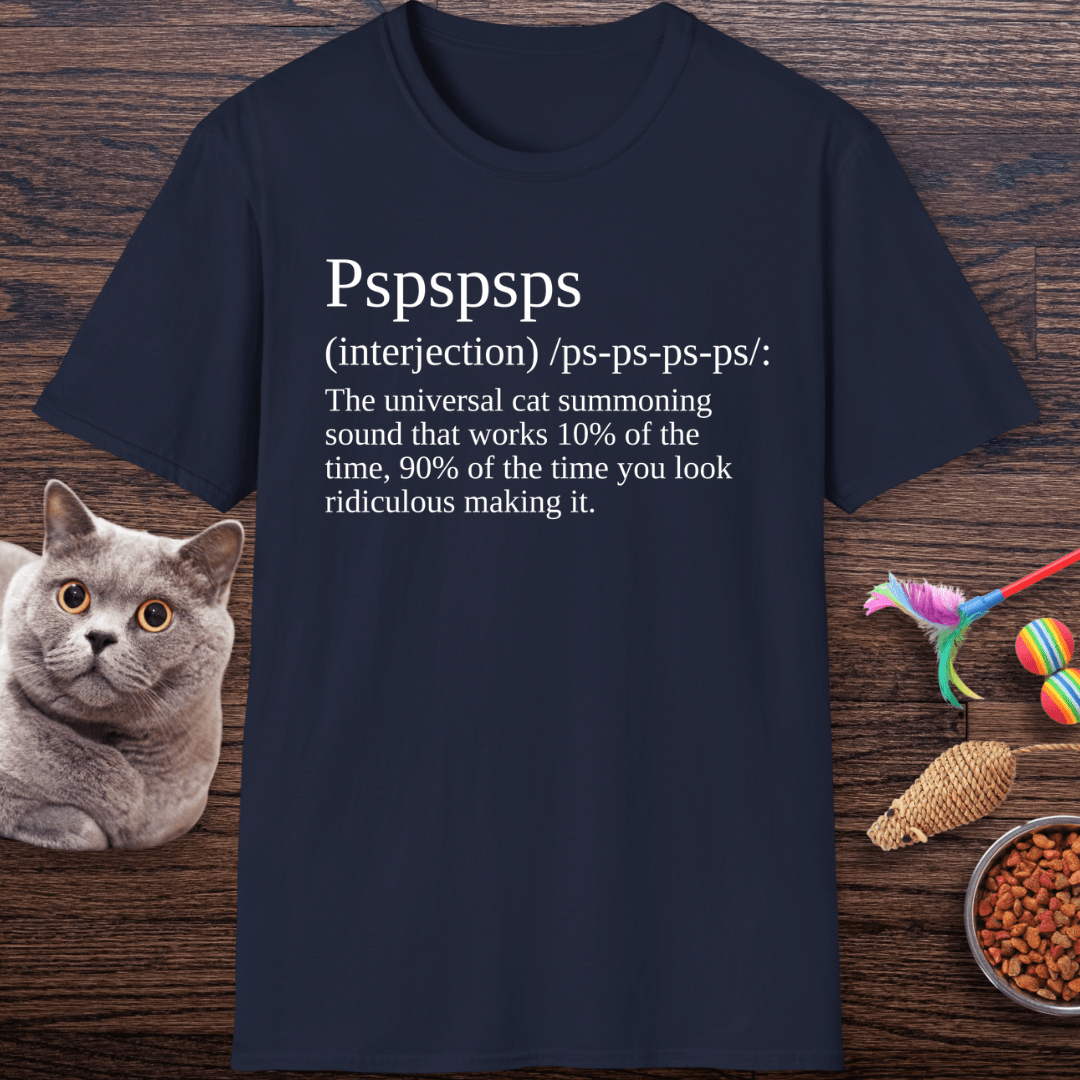 Pspspsps Definition Cat T-Shirt