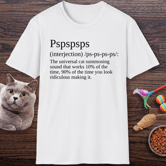 Pspspsps Definition Cat T-Shirt