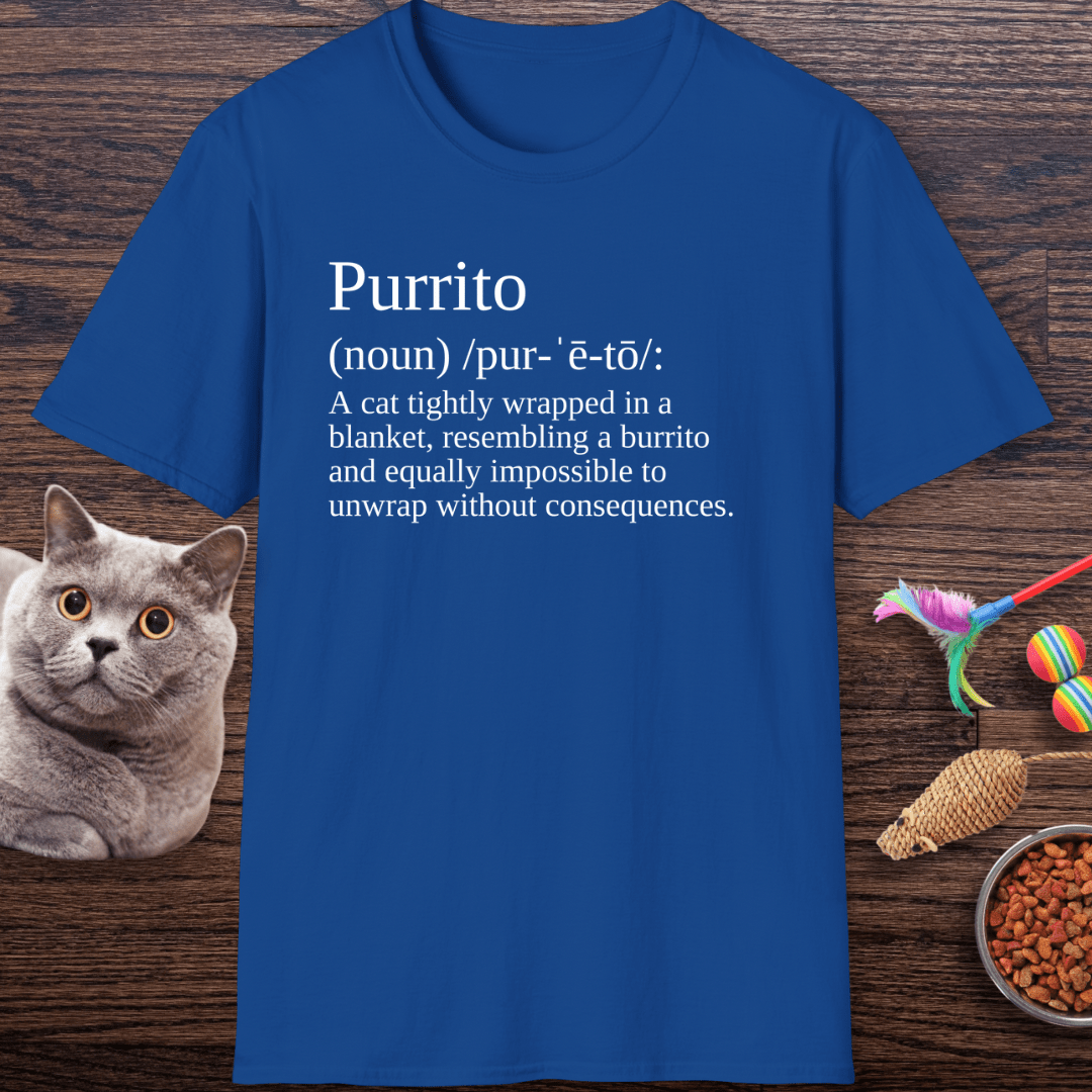 Purrito Definition Cat T-shirt