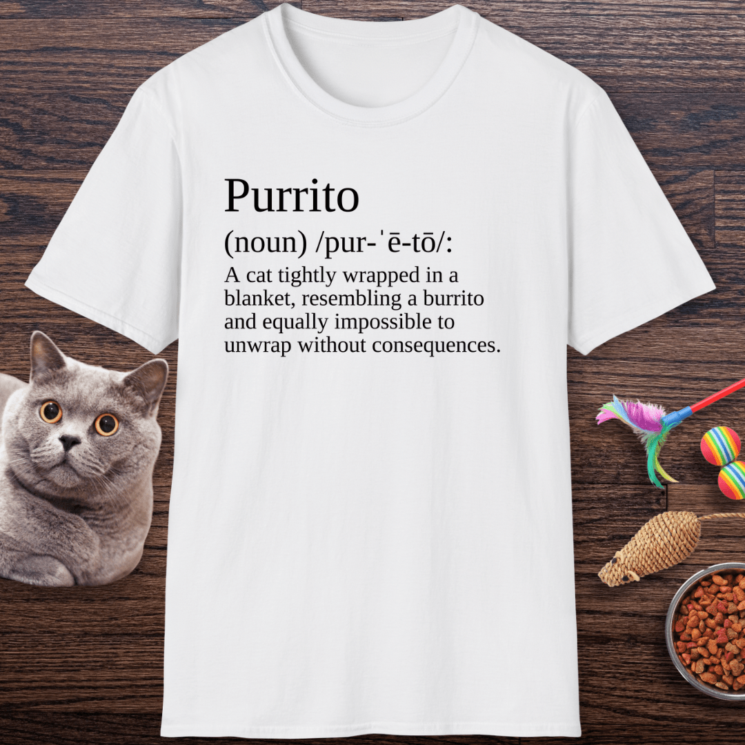 Purrito Definition Cat T-shirt