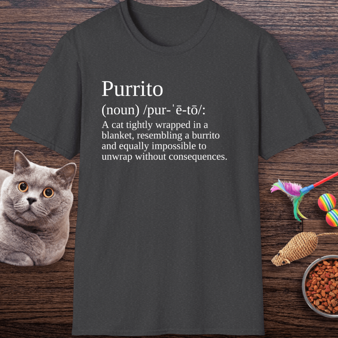 Purrito Definition Cat T-shirt