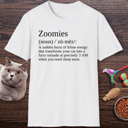 Zoomies Definition Cat T-Shirt